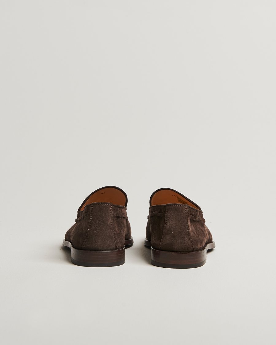 Hombres | Brunello Cucinelli Tassel Loafer Dark Brown Suede | Brunello Cucinelli | Tassel Loafer Dark Brown Suede
