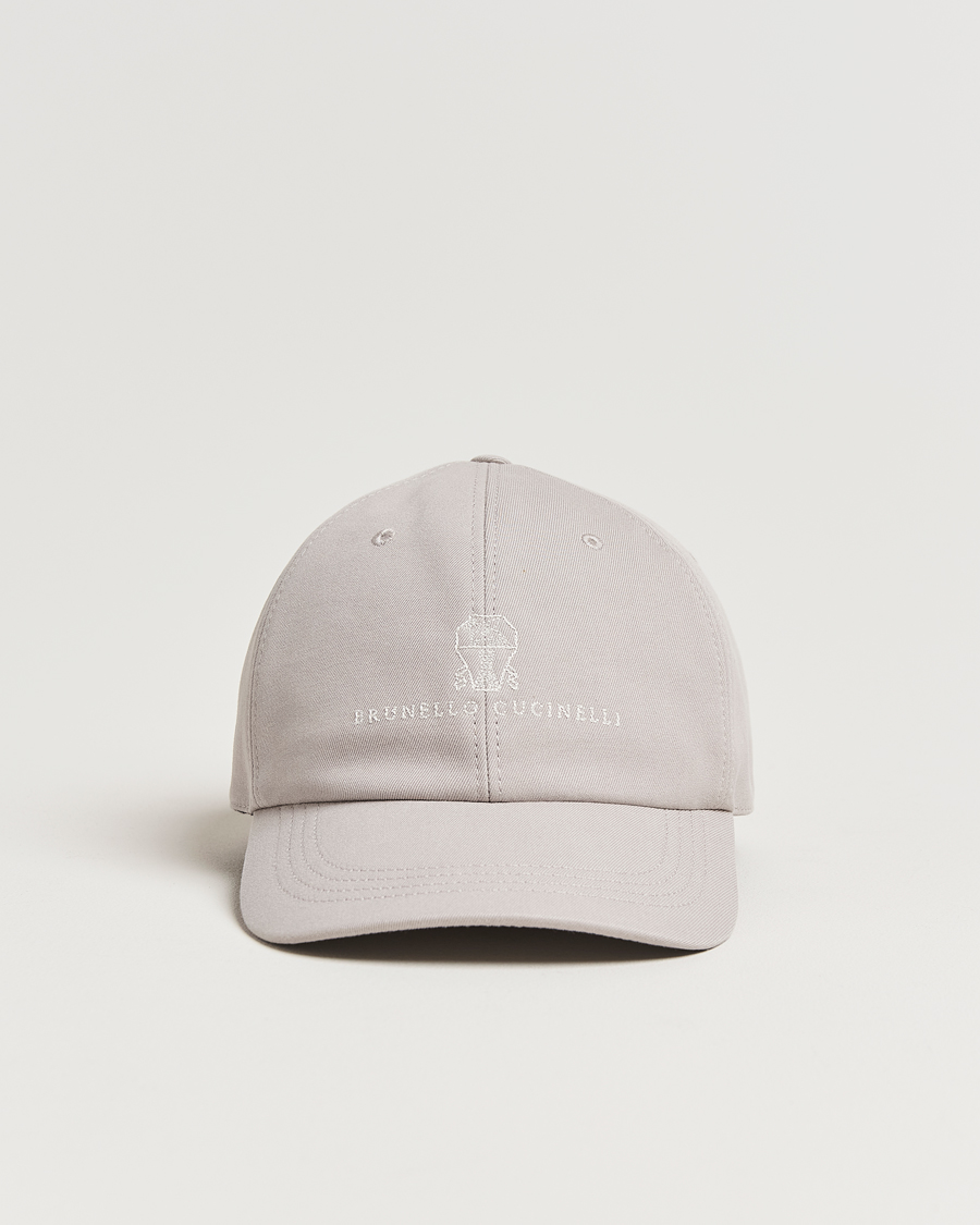 Hombres | Brunello Cucinelli Cotton Baseball Cap Beige | Brunello Cucinelli | Cotton Baseball Cap Beige