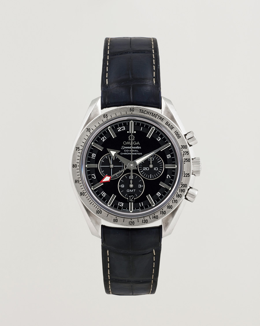 Hombres | Omega Pre-Owned Speedmaster Broad Arrow GMT | Omega Pre-Owned | Speedmaster Broad Arrow GMT