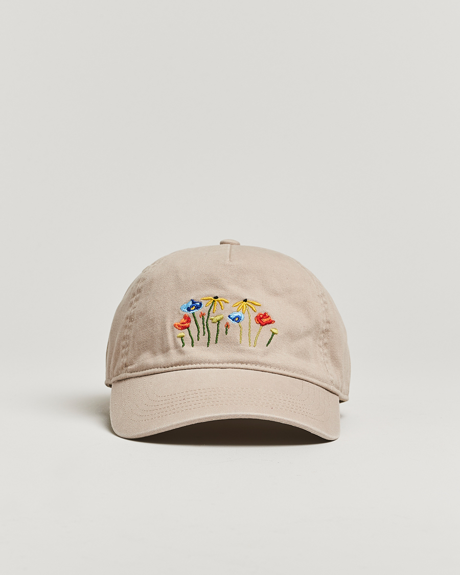 Hombres | Forét Botanic Washed Cap Khaki | Forét | Botanic Washed Cap Khaki