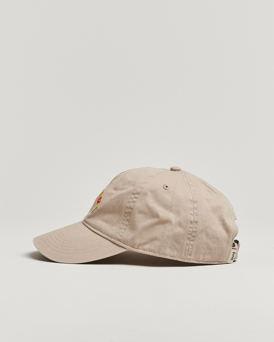 Hombres | Forét Botanic Washed Cap Khaki | Forét | Botanic Washed Cap Khaki
