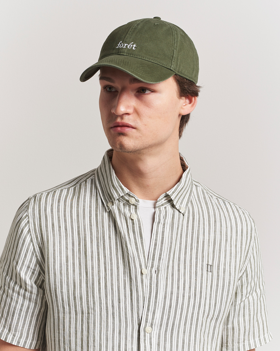 Hombres | Sombreros y gorras | Forét | Hawk Washed Cap Army