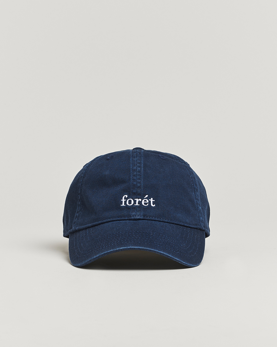 Hombres | Sombreros y gorras | Forét | Hawk Washed Cap Navy