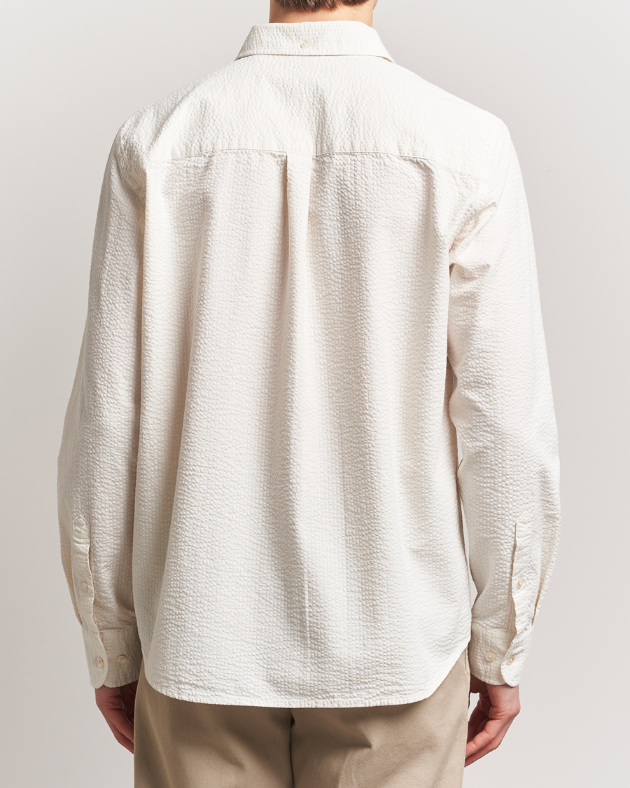 Hombres | Camisas | Forét | Hornet Seersucker Shirt Cloud