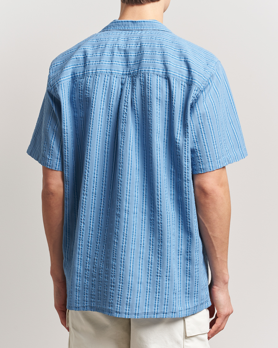 Hombres | Camisas | Forét | Peer Short Sleeve Shirt Blue