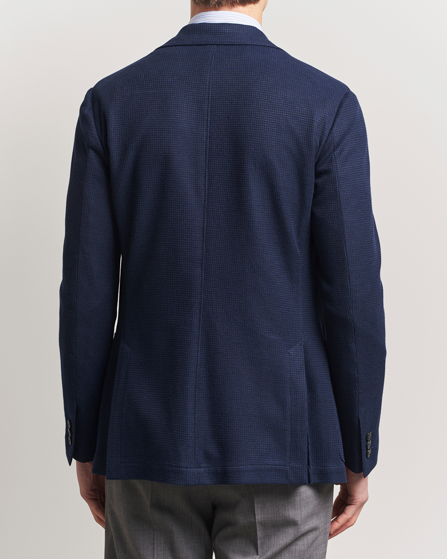Hombres | Blazers | Canali | Structured Jersey Blazer Navy