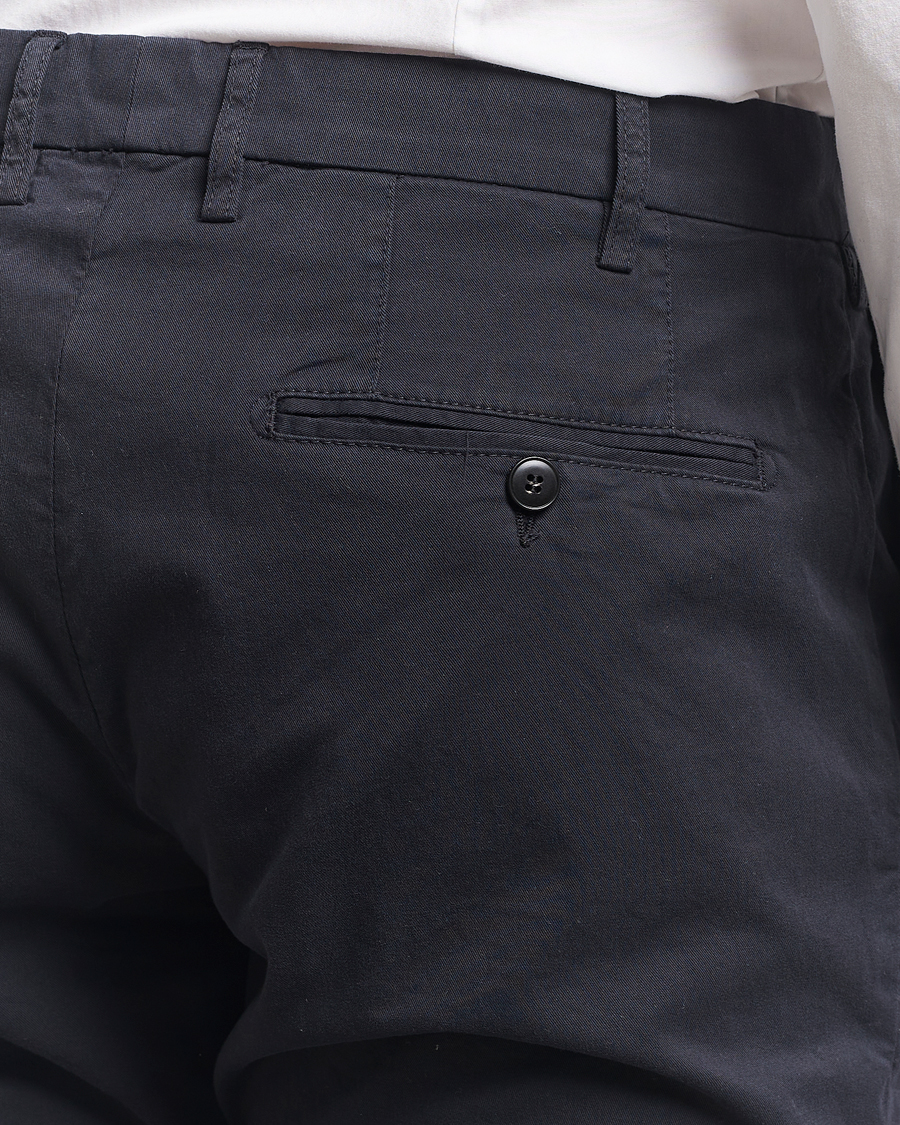 Hombres | Pantalones | Canali | Slim Fit Cotton Stretch Chinos Navy