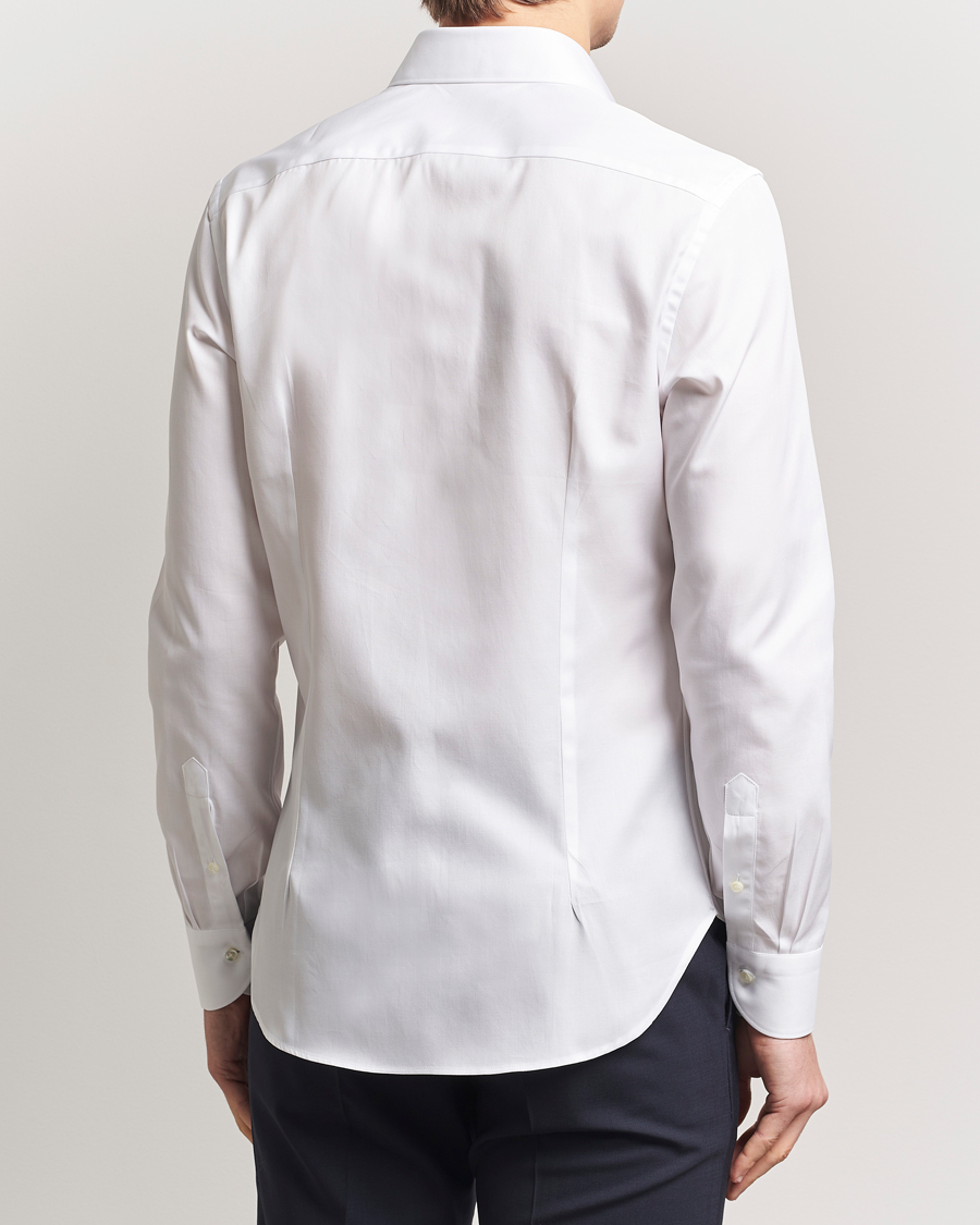 Hombres | Camisas | Canali | Slim Fit Cotton Shirt White