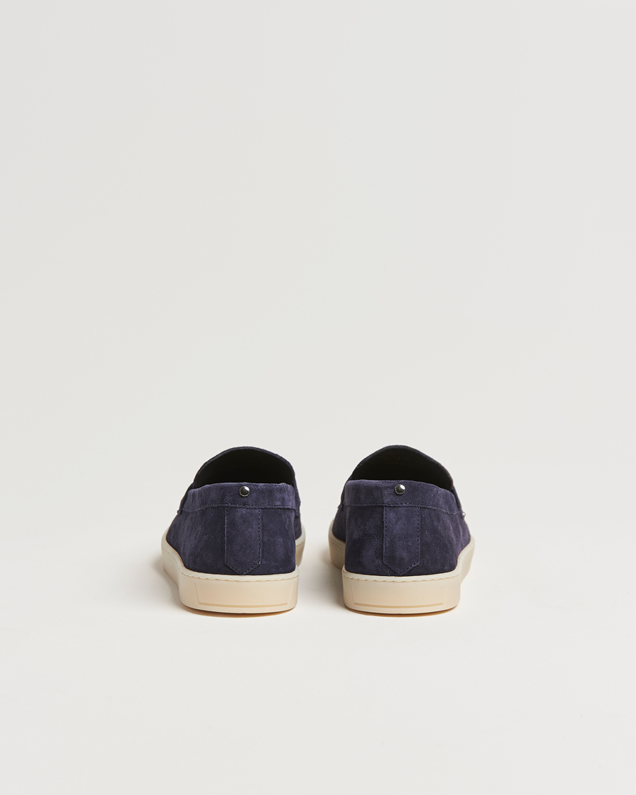 Hombres | Canali Summer Loafers Navy | Canali | Summer Loafers Navy
