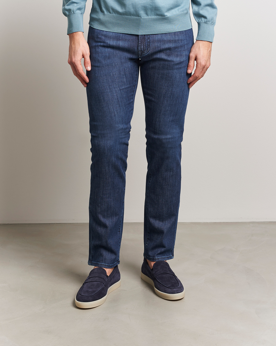 Hombres | Canali Summer Loafers Navy | Canali | Summer Loafers Navy