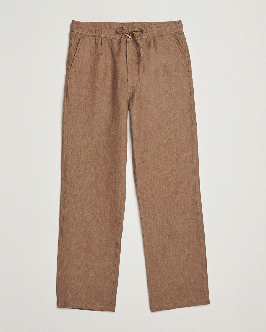 Hombres | Pantalones | KnowledgeCotton Apparel | Loose Linen Pants Tuffet