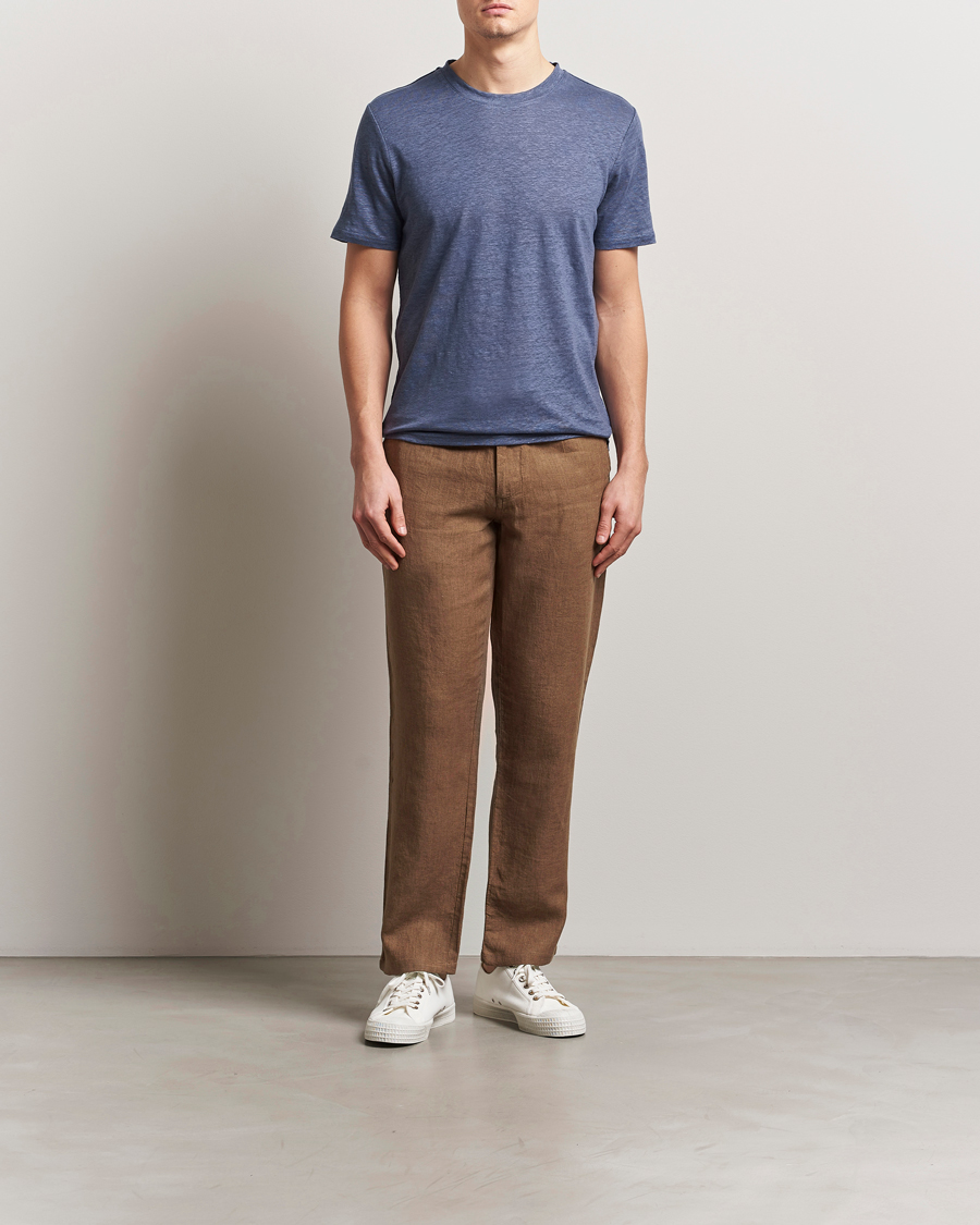 Hombres | Pantalones | KnowledgeCotton Apparel | Loose Linen Pants Tuffet