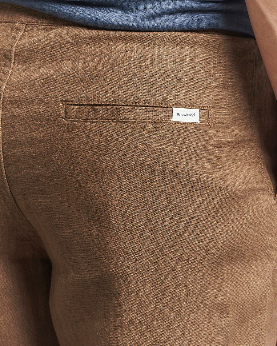 Hombres | Pantalones | KnowledgeCotton Apparel | Loose Linen Pants Tuffet