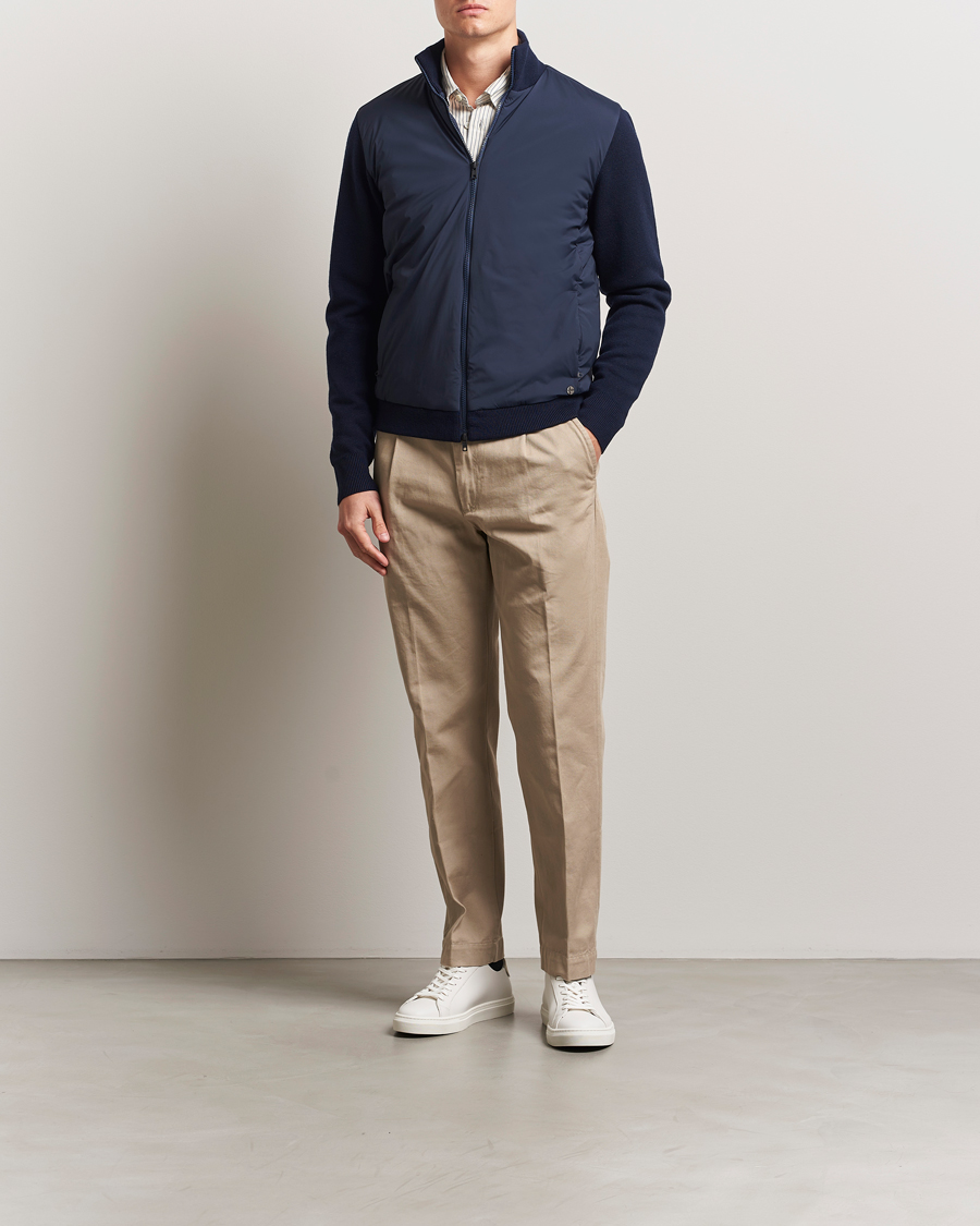 Hombres | Abrigos y chaquetas | Scandinavian Edition | Leeway Hybrid Jacket Navy Blue