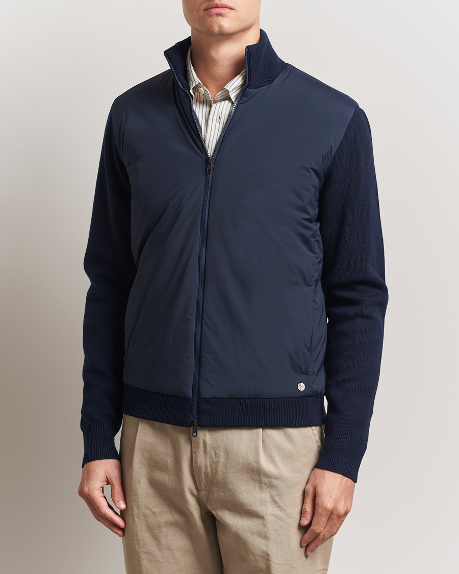 Hombres | Abrigos y chaquetas | Scandinavian Edition | Leeway Hybrid Jacket Navy Blue