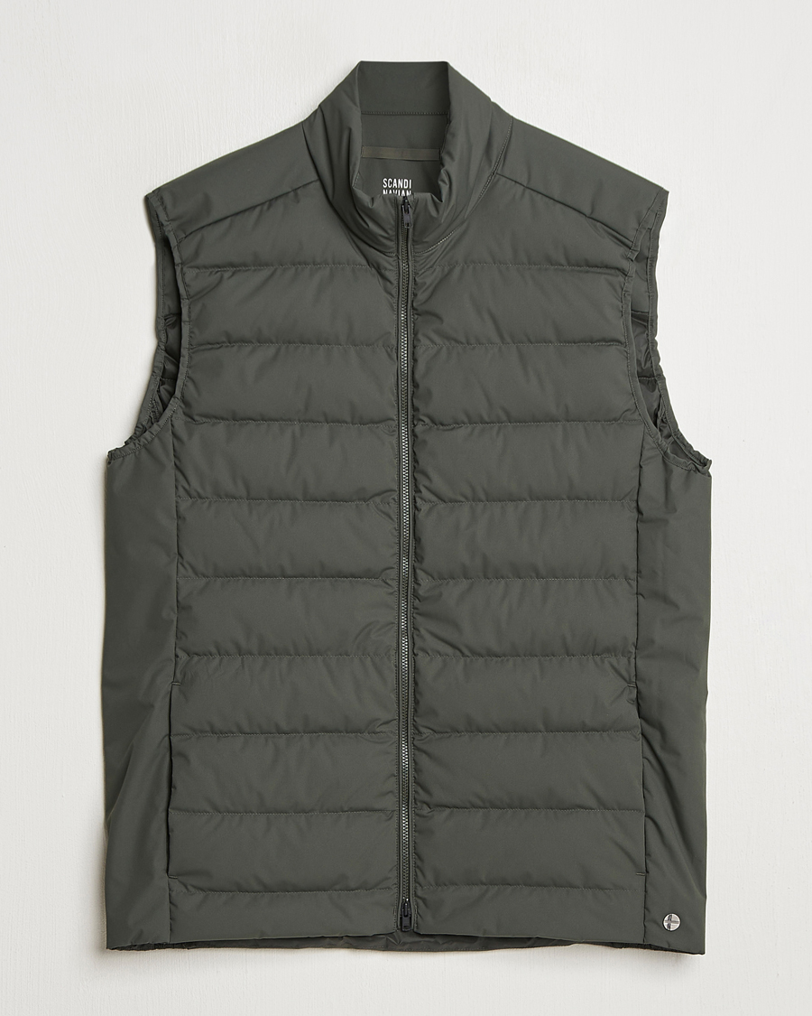 Hombres | Abrigos y chaquetas | Scandinavian Edition | Ratio II Lightweight Padded Vest Dark Olive