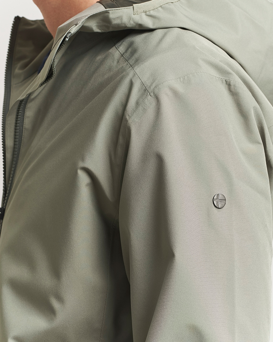 Hombres | Abrigos y chaquetas | Scandinavian Edition | Hood Waterproof Jacket Light Green