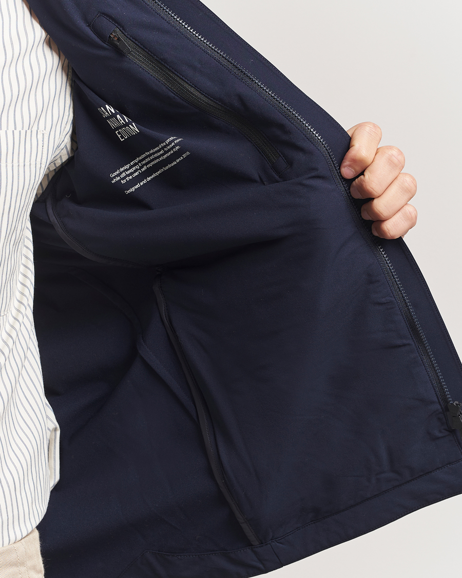 Hombres | Abrigos y chaquetas | Scandinavian Edition | Merge II Stretch Shirt Jacket Navy Blue