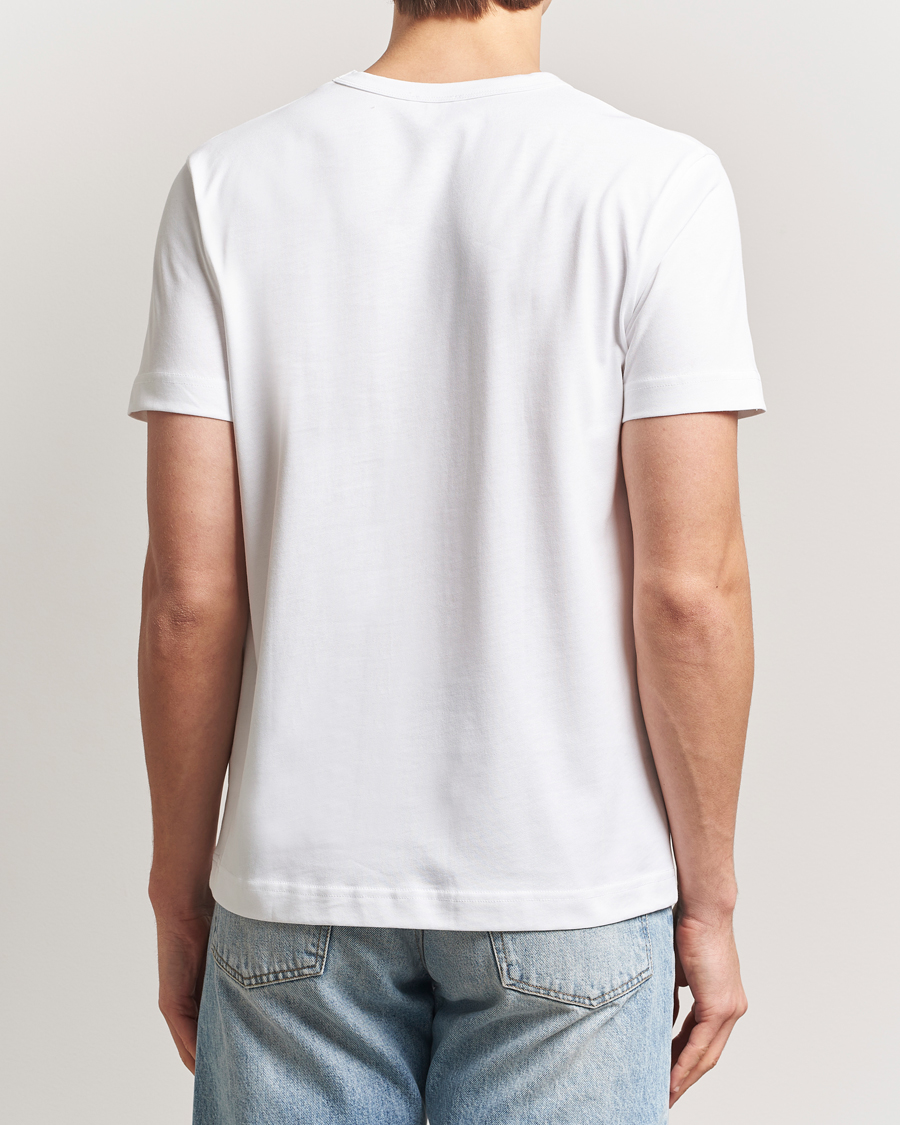 Hombres | Camisetas | Sunspel | Single Jersey Supima Cotton T-Shirt White