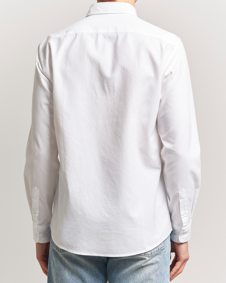 Hombres | Camisas | Sunspel | Oxford Button Down Shirt White