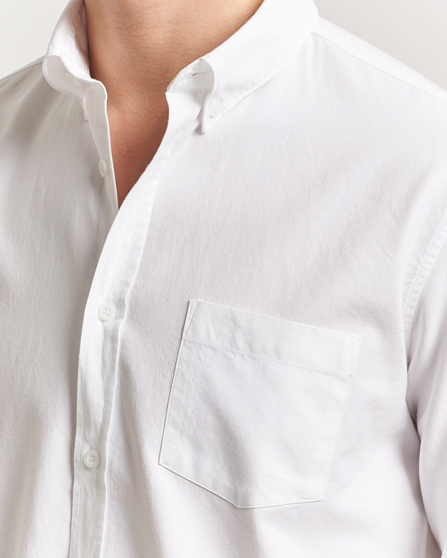 Hombres | Camisas | Sunspel | Oxford Button Down Shirt White