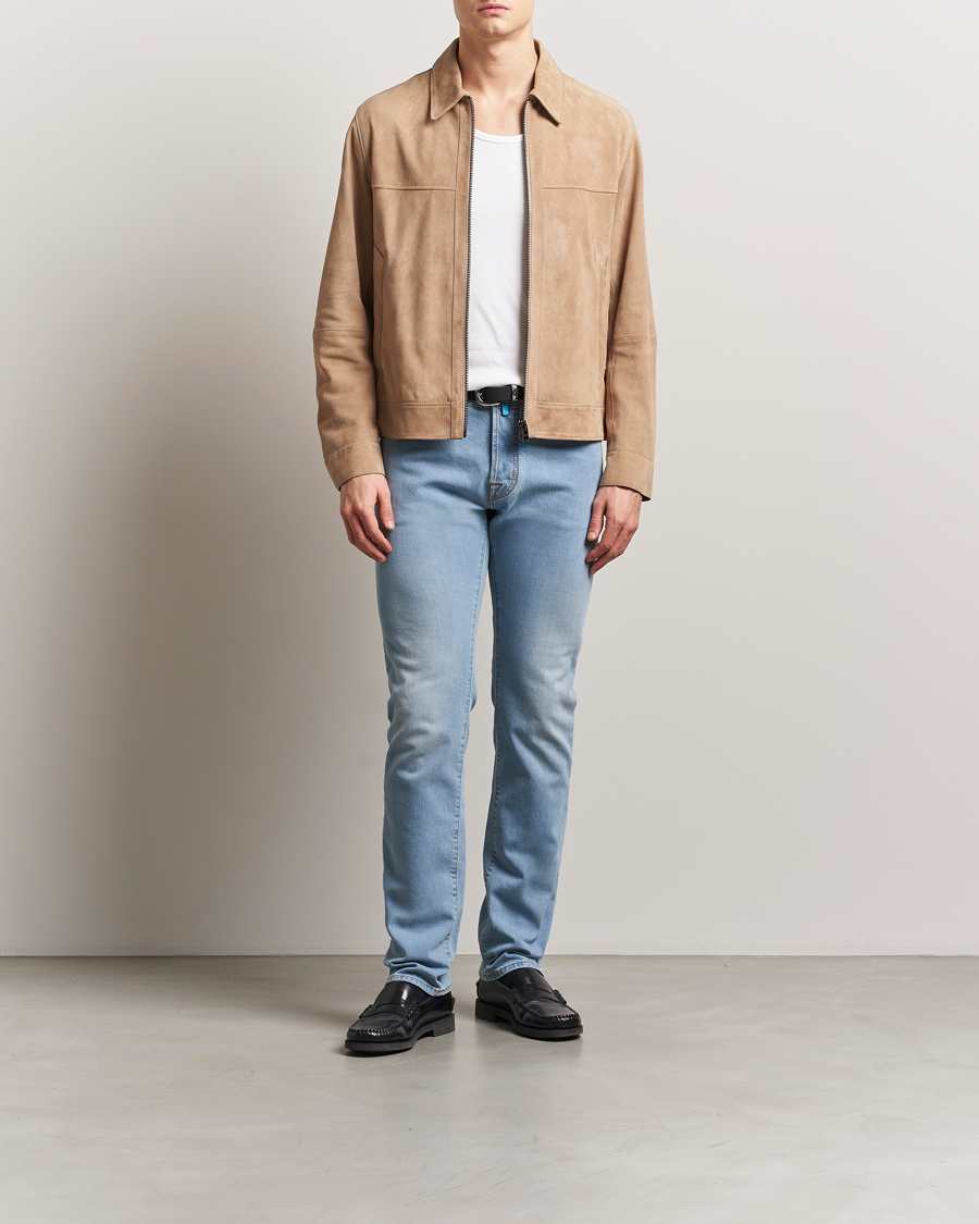 Hombres | Vaqueros | Jacob Cohën | Bard Slim Fit Stretch Jeans Light Blue