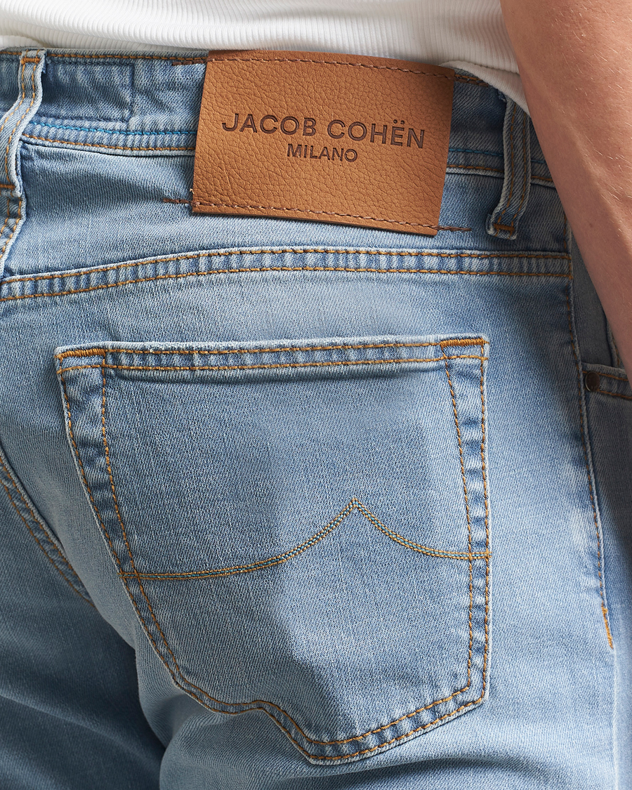 Hombres | Vaqueros | Jacob Cohën | Bard Slim Fit Stretch Jeans Light Blue