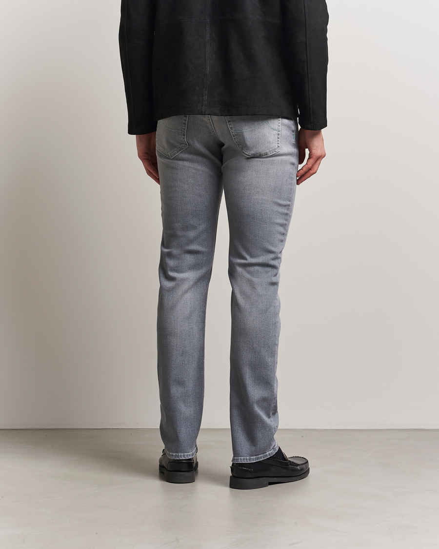 Hombres | Vaqueros | Jacob Cohën | Nick Slim Fit Stretch Jeans Light Grey