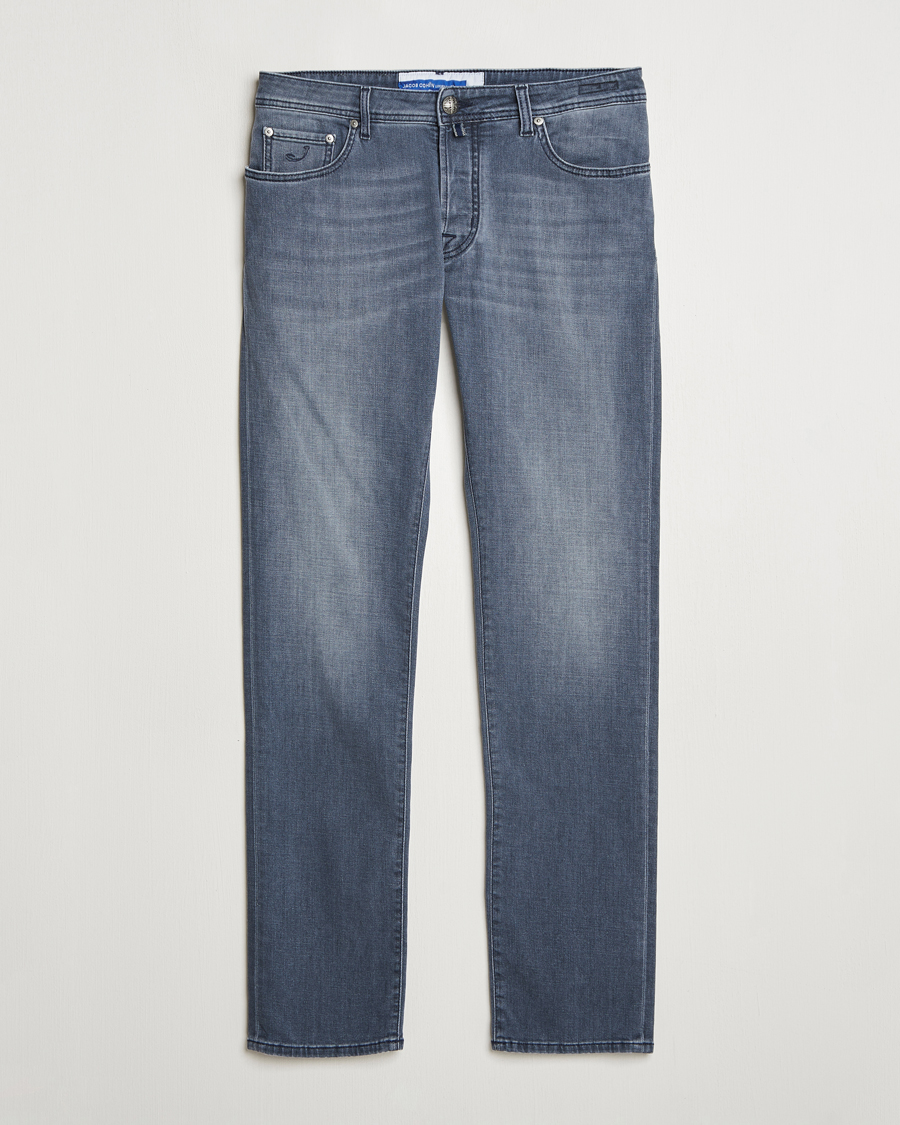Hombres | Vaqueros | Jacob Cohën | Bard Slim Fit Stretch Jeans Mid Grey