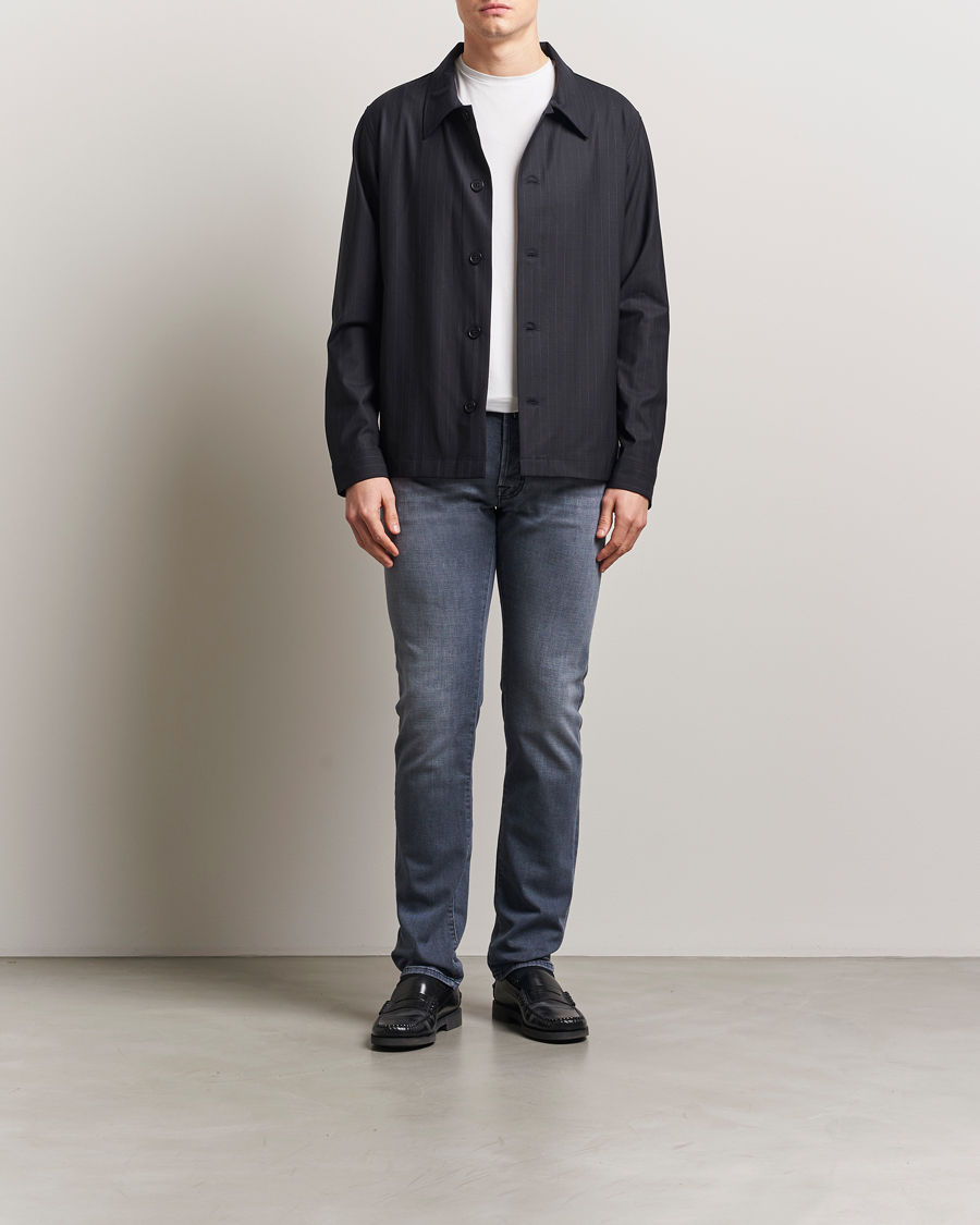 Hombres | Vaqueros | Jacob Cohën | Bard Slim Fit Stretch Jeans Mid Grey