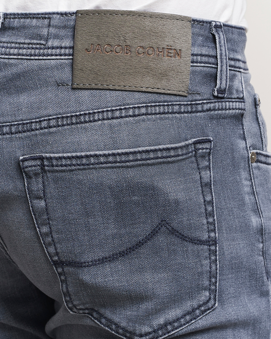 Hombres | Vaqueros | Jacob Cohën | Bard Slim Fit Stretch Jeans Mid Grey