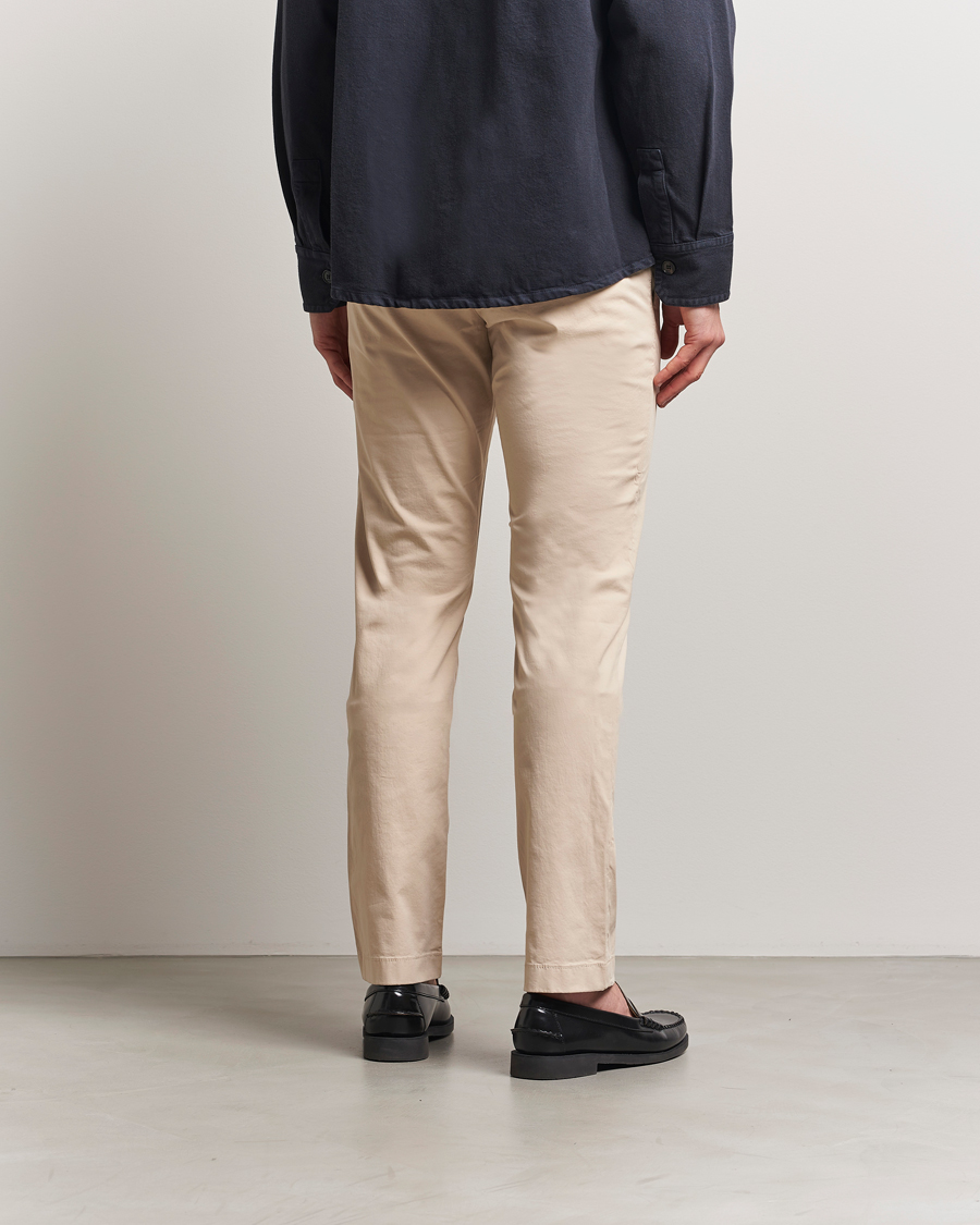 Hombres | Pantalones | Jacob Cohën | Bobby Cotton Gabardine Chinos Beige