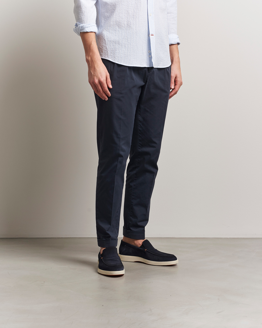 Hombres | Mocasines | Santoni | Detroit Loafer Navy Suede