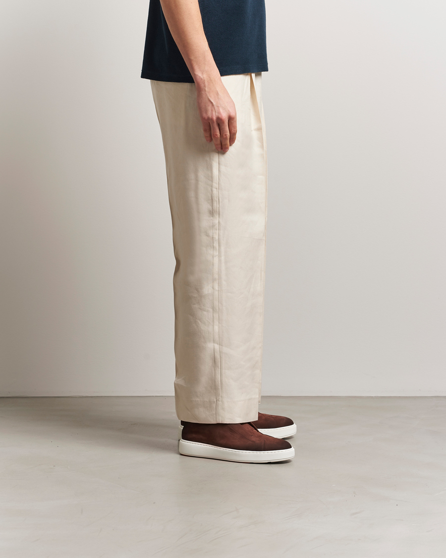 Hombres | Santoni Cleanic No Lace Sneakers Brown Nubuck | Santoni | Cleanic No Lace Sneakers Brown Nubuck