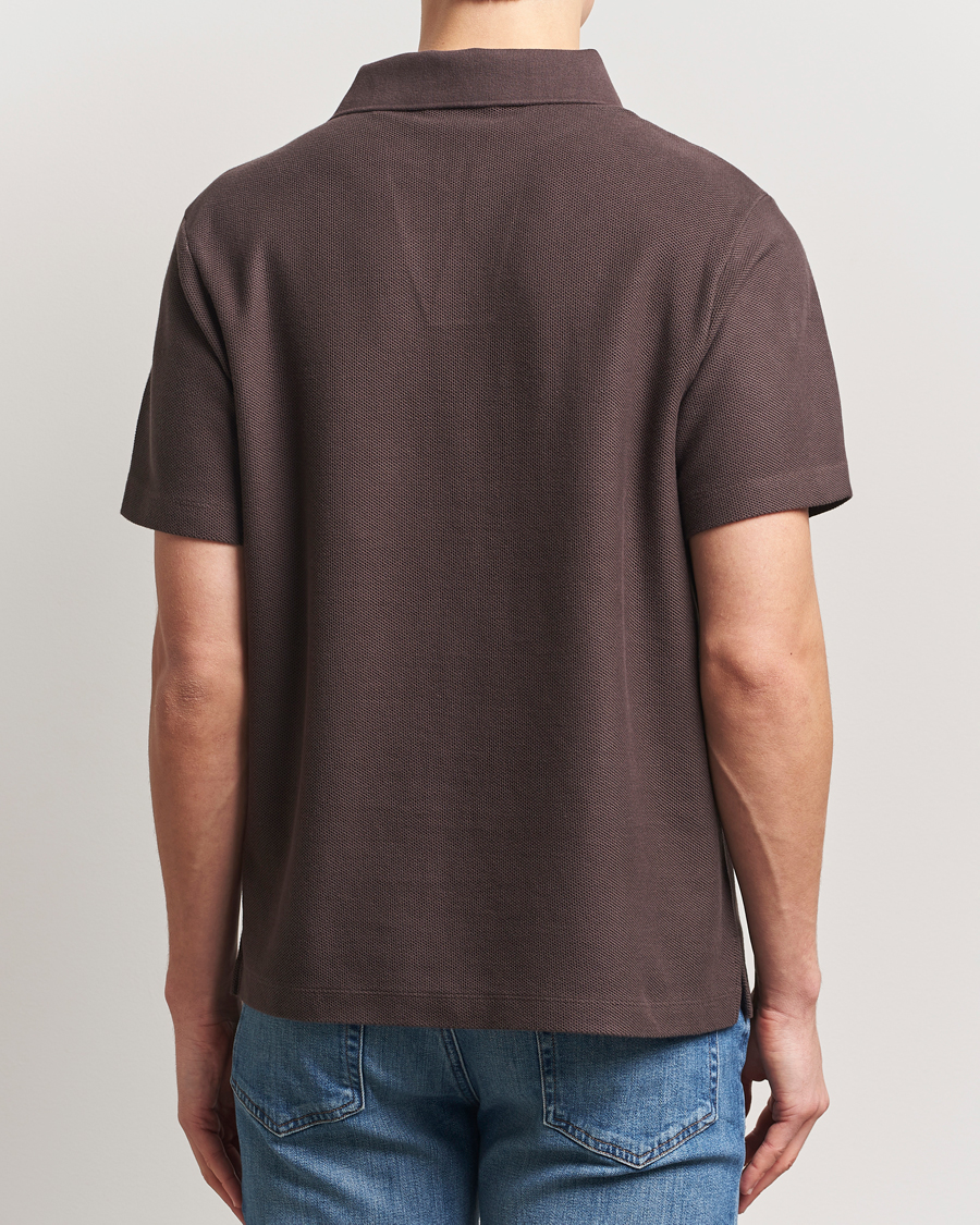 Hombres | Polos | FRAME | Jacquard Polo Brown