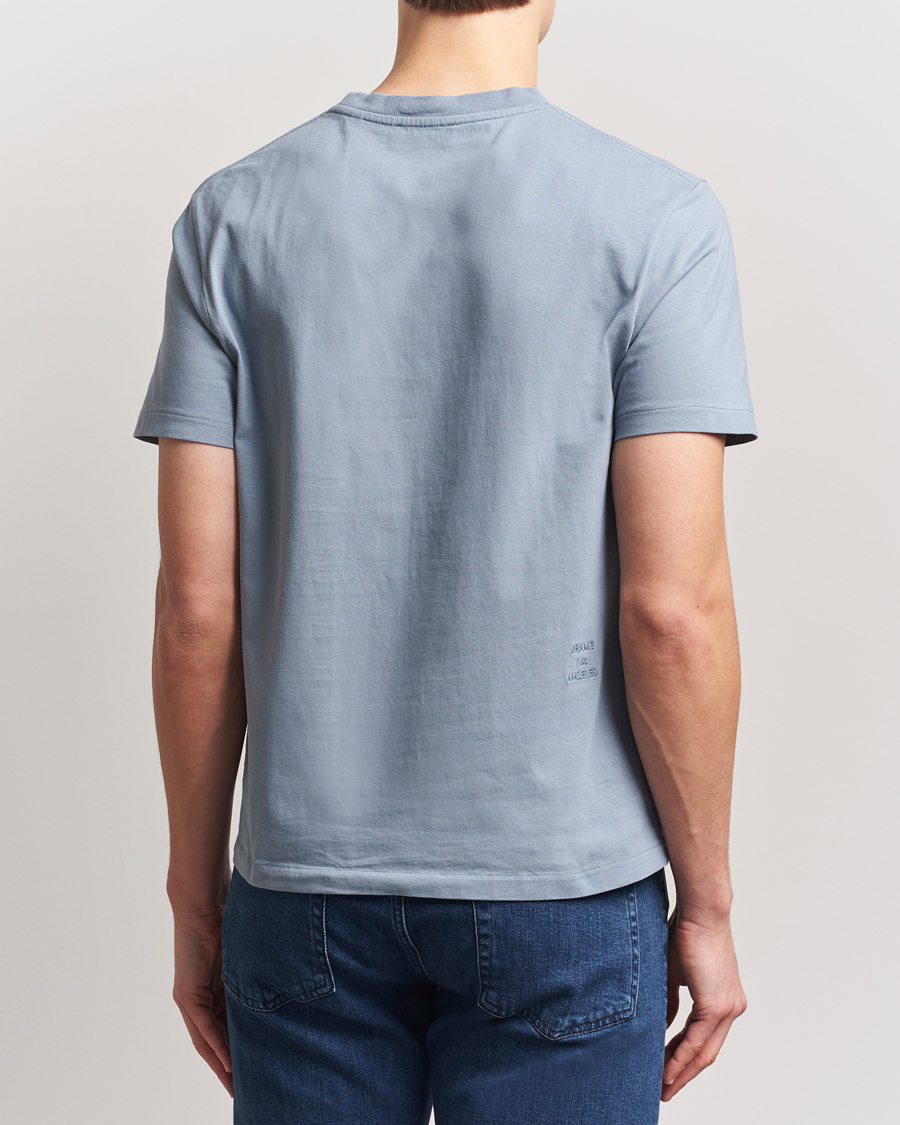 Hombres | Camisetas | FRAME | Logo T-Shirt Smoky Blue