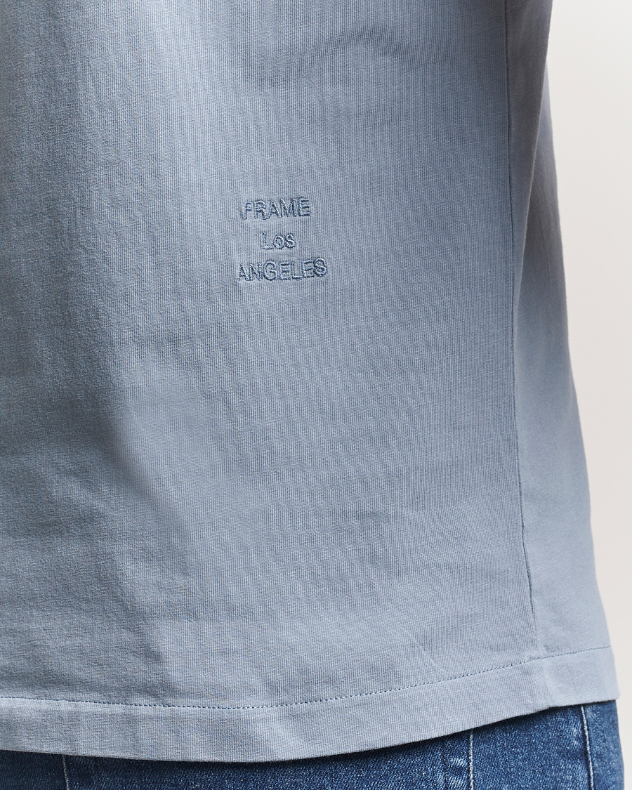 Hombres | Camisetas | FRAME | Logo T-Shirt Smoky Blue