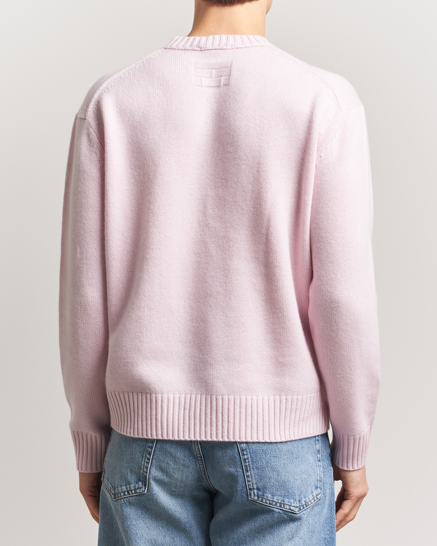 Hombres | Jerséis y prendas de punto | FRAME | Cashmere Crewneck Light Pink