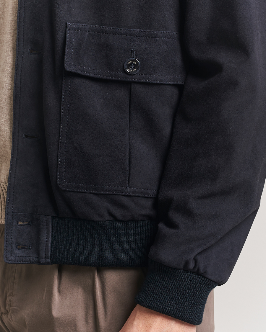Hombres | Abrigos y chaquetas | Valstar | Valstarino Suede Jacket Navy