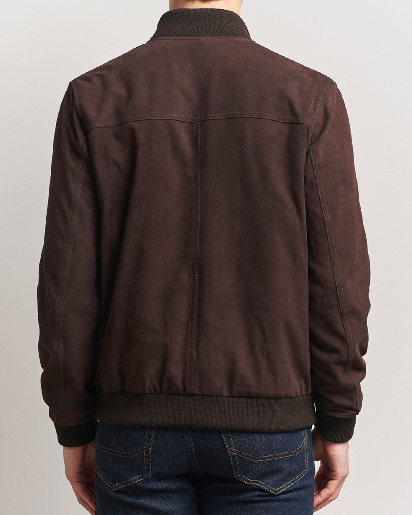 Hombres | Abrigos y chaquetas | Valstar | Valstarino Suede Jacket Dark Brown