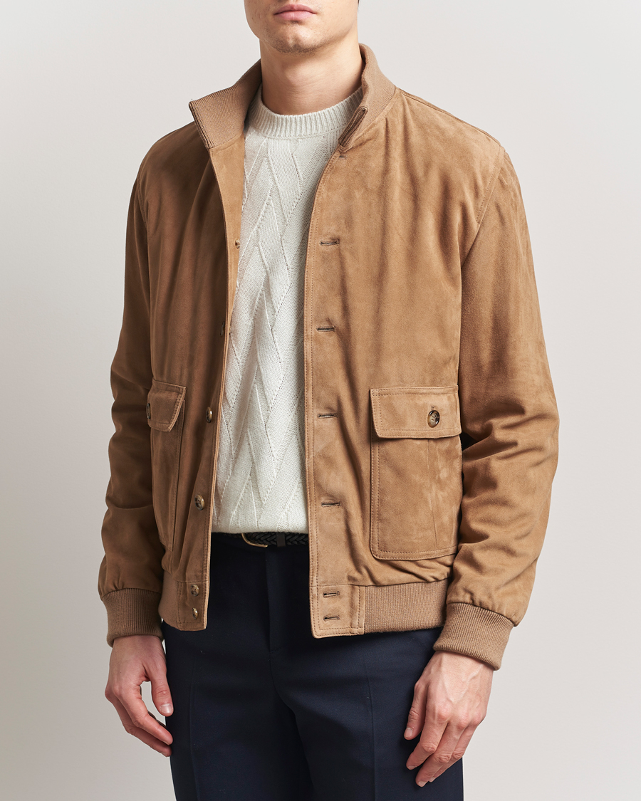 Hombres | Abrigos y chaquetas | Valstar | Valstarino Suede Jacket Arachide