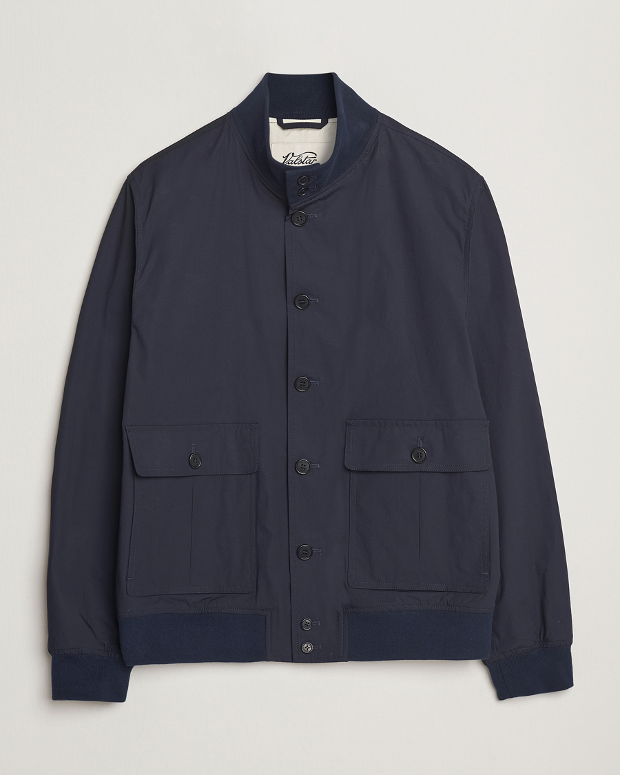 Hombres | Abrigos y chaquetas | Valstar | Valstarino Lightweight Cotton Jacket Navy