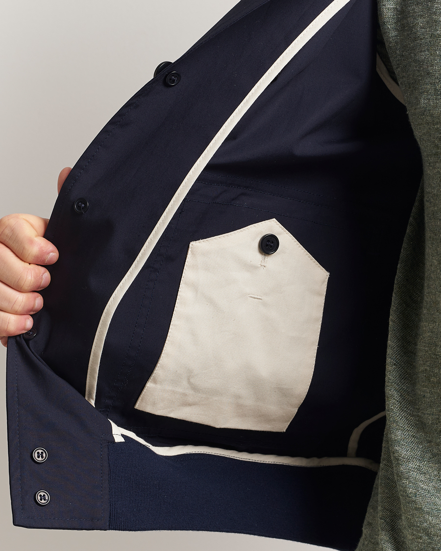 Hombres | Abrigos y chaquetas | Valstar | Valstarino Lightweight Cotton Jacket Navy