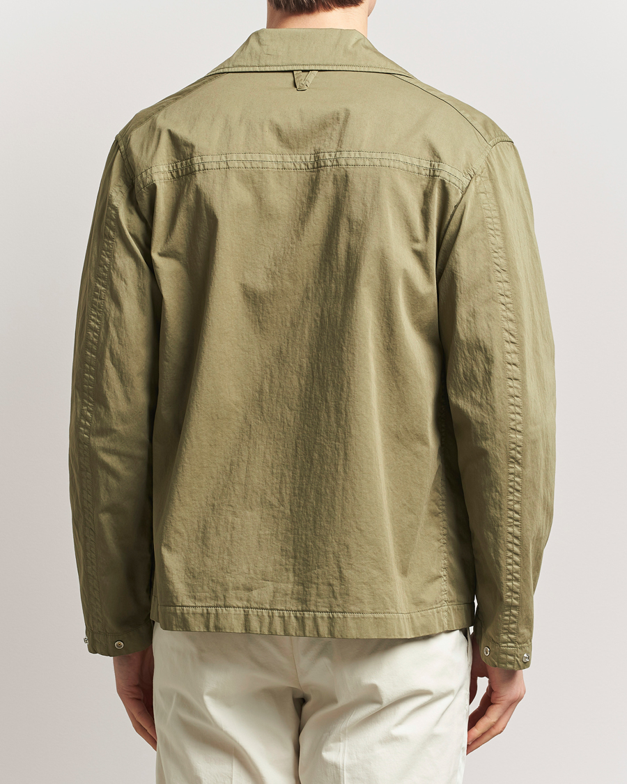 Hombres | Abrigos y chaquetas | Valstar | Garment Dyed Cotton Jacket Military Green