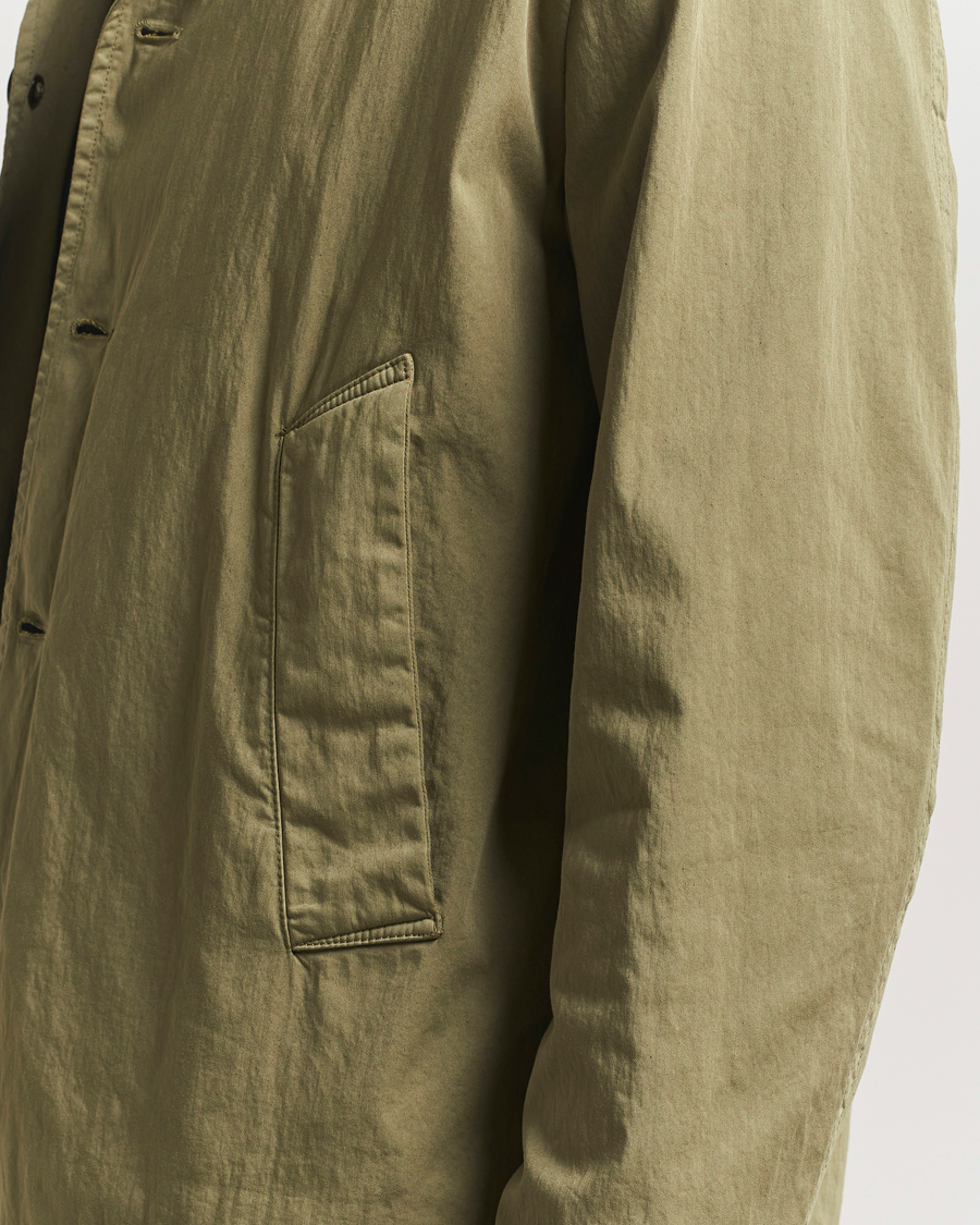 Hombres | Abrigos y chaquetas | Valstar | Garment Dyed Cotton Jacket Military Green
