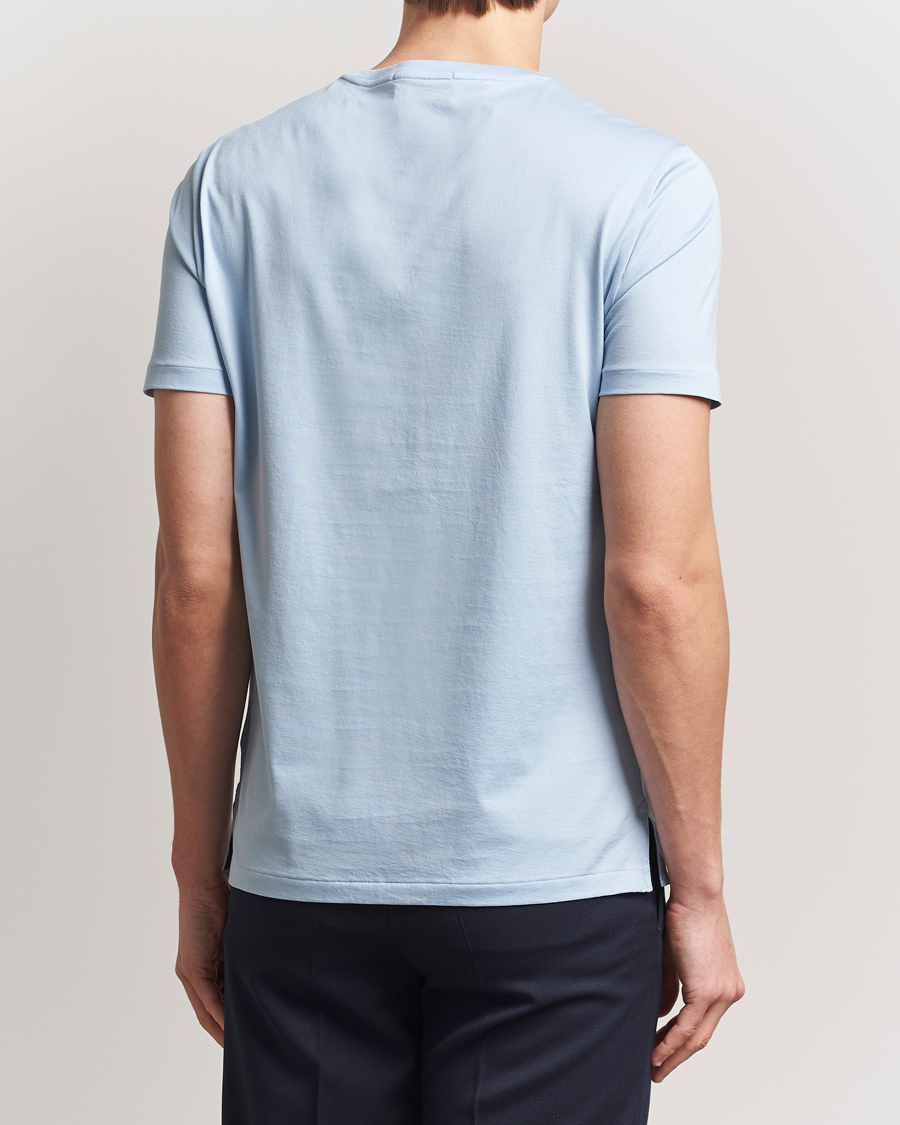 Hombres | Camisetas | Ralph Lauren Purple Label | Short Sleeve T-Shirt Chambray