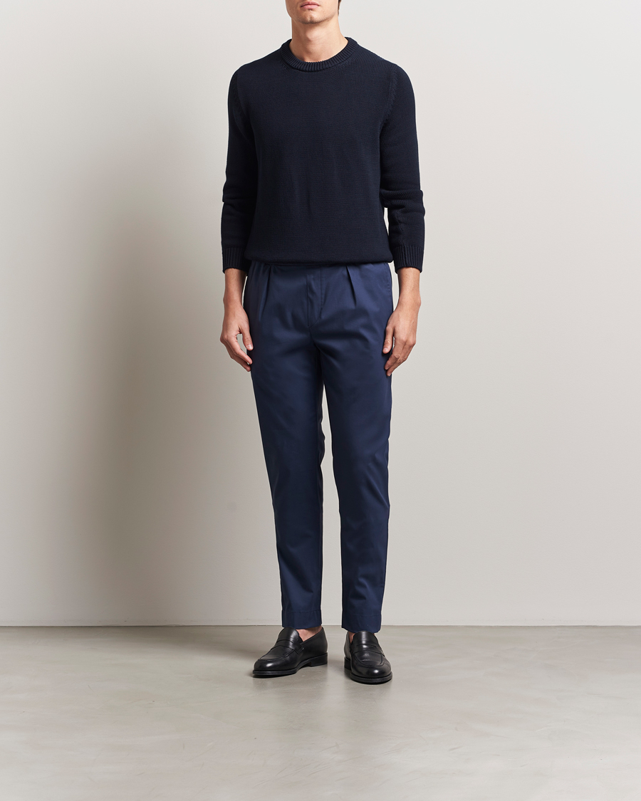 Hombres | Pantalones | Ralph Lauren Purple Label | Soft Cotton Drawstring Pants Navy