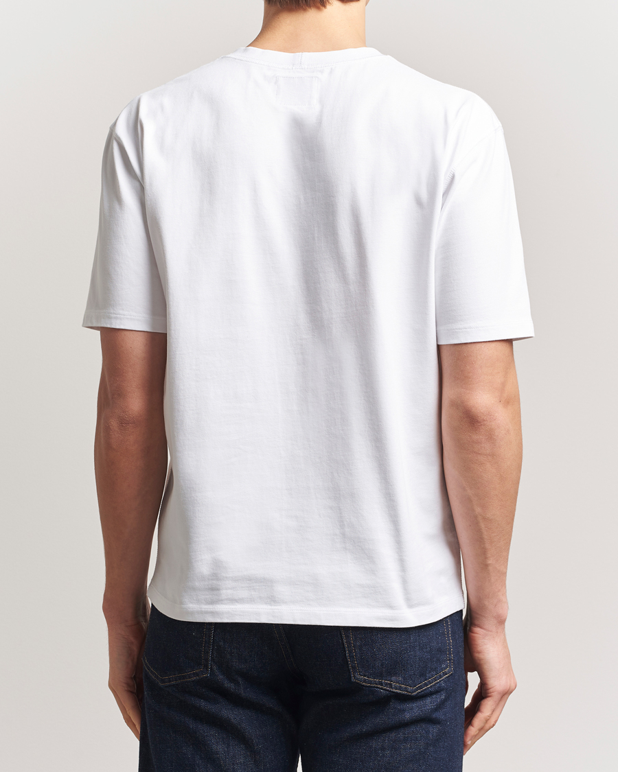 Hombres | Camisetas | Drake's | Elephant Graphic Print Hiking T-Shirt Ecru