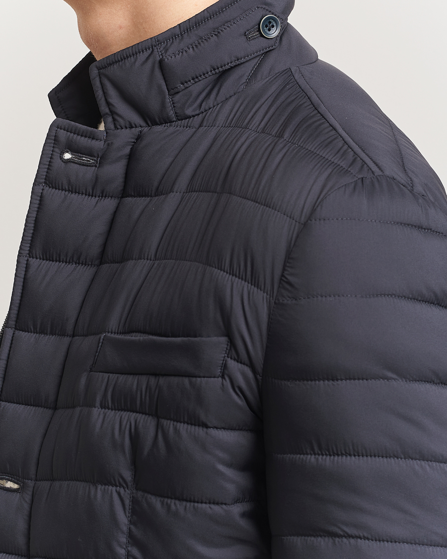 Hombres | Abrigos y chaquetas | Herno | Nuage Matt Nylon Blazer Navy