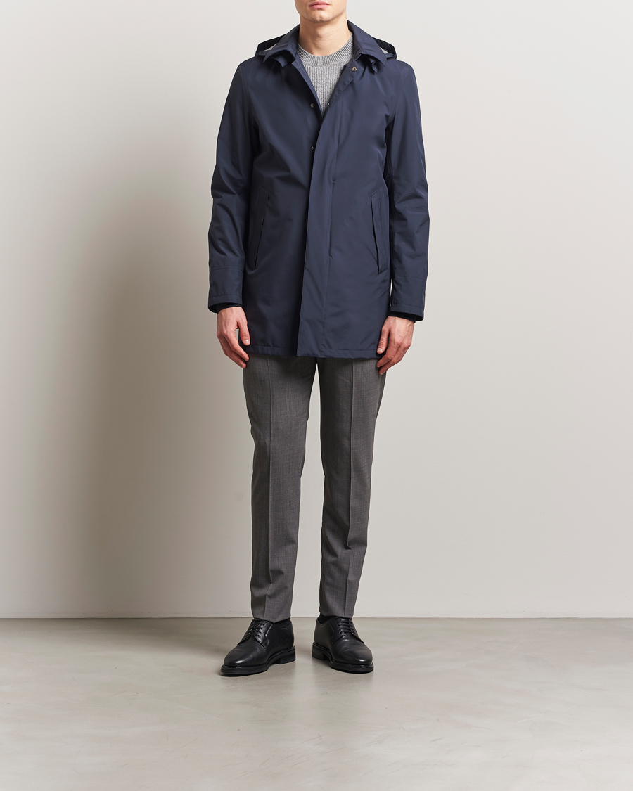 Hombres | Abrigos y chaquetas | Herno | Gore-Tex Coat Navy